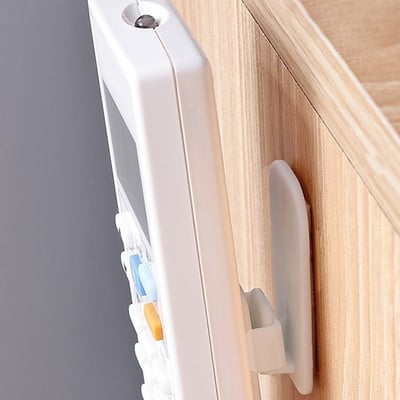 《遙控器收納掛勾》2入組  牆面收納 居家收納 掛勾 牆面掛勾 無痕掛勾4