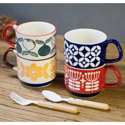 《日式田園風咖啡杯》300ml2