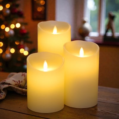 《浪漫LED蠟燭》燭芯仿真搖擺4