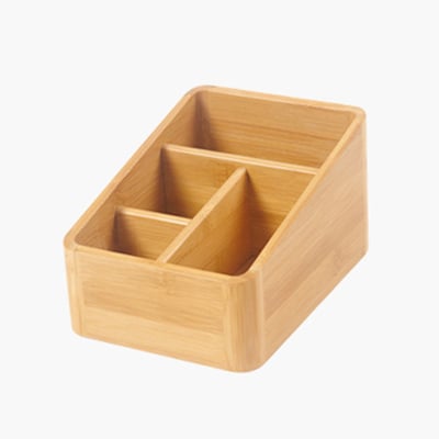 木製良品《格子收納盒》遙控器/化妝品10