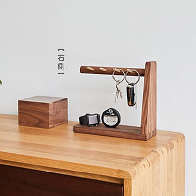 木製良品《ㄈ型鑰匙掛勾收納盒》4