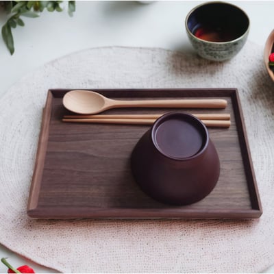 《日式原木托盤 》胡桃木/橡木10