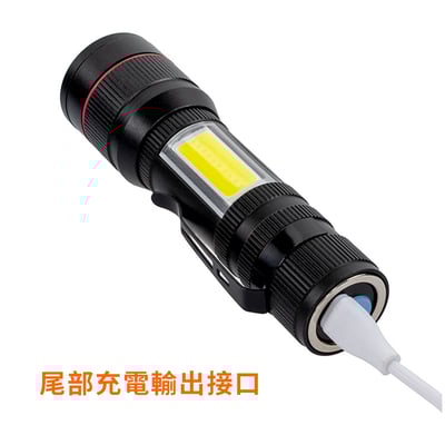 《USB迷你強光T6小手電》直接充電/伸縮變焦7