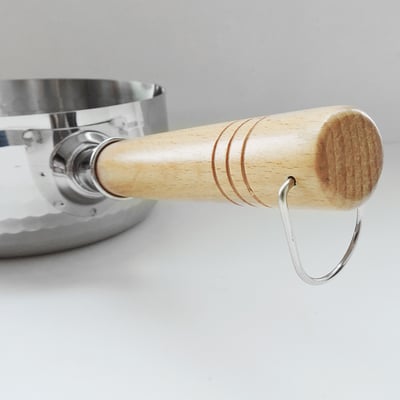 《木柄垂紋雪平鍋》18cm/1200ml5