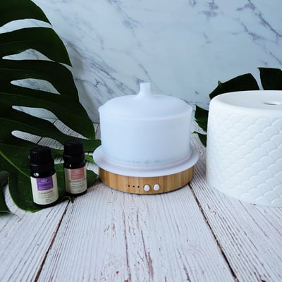 《白玉波浪竹子底座香薰機》280ml10