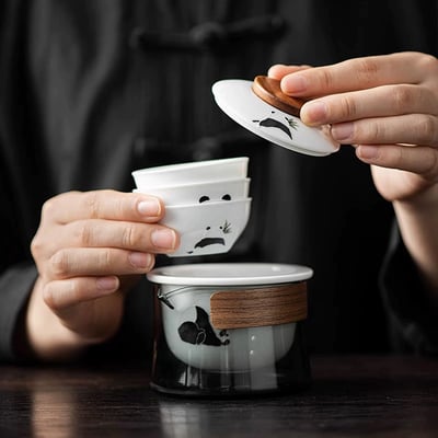 《悠然手抓壺/側把壺/快克杯》附旅行收納包15