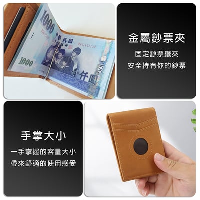 《復古瘋馬皮革卡包 》3