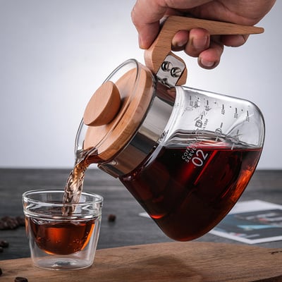 《木柄咖啡壺》600ml2