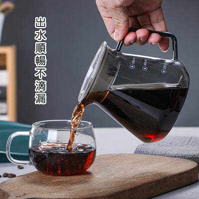 《玻璃咖啡壺/煙燻黑》500ml4