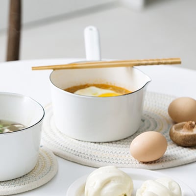 《日式加厚琺瑯單柄鍋》15cm/1000ml4