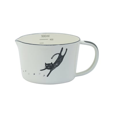《可愛貓咪 - 琺瑯量杯》500ml4