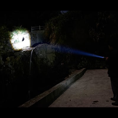 《強光T6手電筒》伸縮/調光/186508