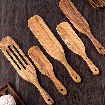 《柚木廚具五件組》6