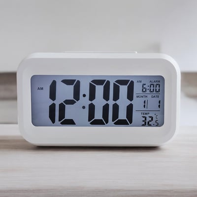 《日式簡約超大螢幕感應溫度電子鐘》1