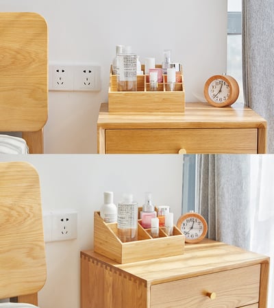 木製良品《格子收納盒》遙控器/化妝品8