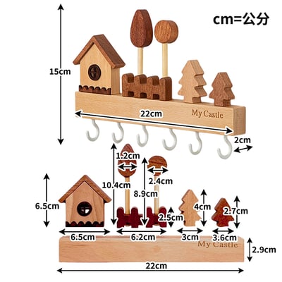 《森林木屋玄關掛架》7