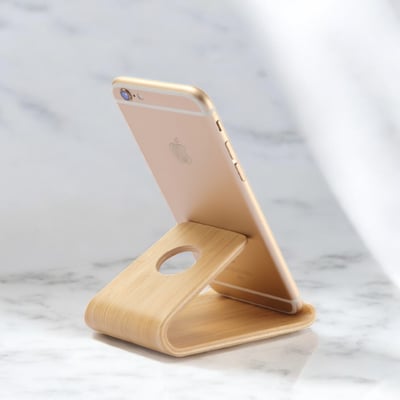 木製良品《創意曲木手機座》手機支架 手機座 追劇神器 原木手機架12