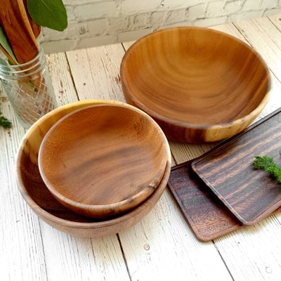 《相思木製沙拉碗》5