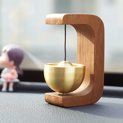 《日式實木多巴胺風鈴/U形》櫸木/胡桃木9