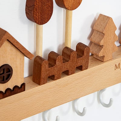 《森林木屋玄關掛架》3