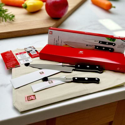 《8吋主廚刀&4吋水果刀雙刀組》德國雙人牌/36130-005-02