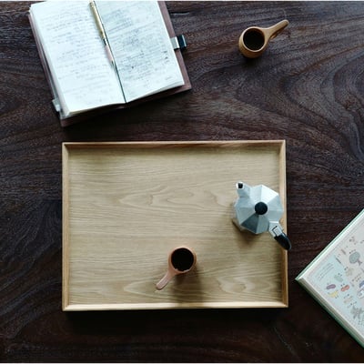 《日式原木托盤 》胡桃木/橡木5