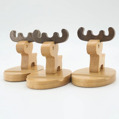 《原木造型手機支架》7