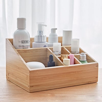 木製良品《格子收納盒》遙控器/化妝品9