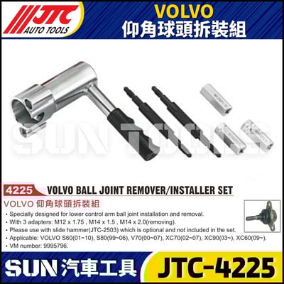 JTC-4225 VOLVO 仰角球頭拆裝組1