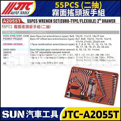 JTC-3931+185B B規 七抽工具車+185PCS三抽工具組6