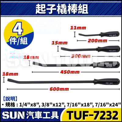 TUF-7232 4件 起子型撬棒組1