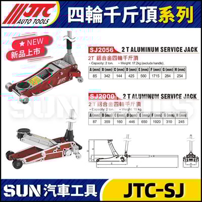 JTC-SJ3063 3T標準型四輪千斤頂4