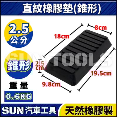 直紋橡膠墊(錐形)5