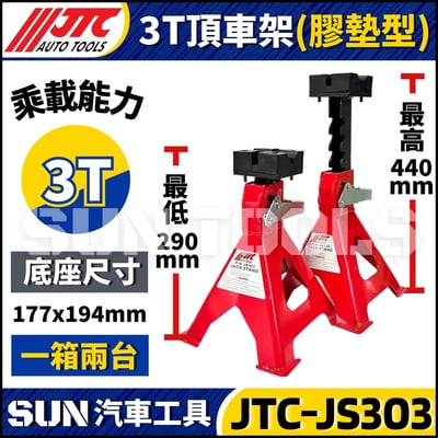 JTC-JS303 3T 頂車架(膠墊型)1