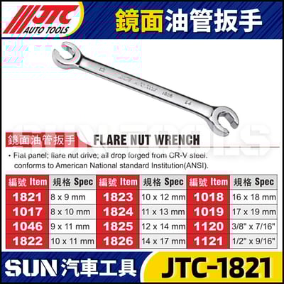 JTC-1821 1017 1046 1822 1823 1824 1825 1826 1018 1019 1120 1121 鏡面油管扳手1