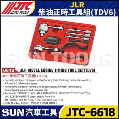 JTC-6618 JLR 柴油正時工具組 (TDV6)1