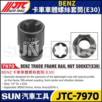 JTC-7970 BENZ 卡車車體螺絲套筒(E30)1