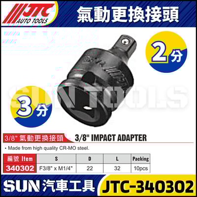 JTC-240203 340302 340304 440403 440406  640604 640608 840806 氣動更換接頭3