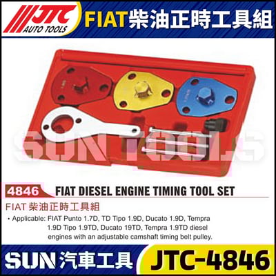 JTC-4846  FIAT 柴油正時工具組1