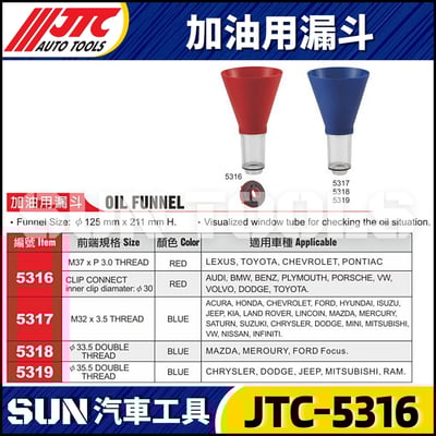 JTC-5316 5317 5318 5319 加油用漏斗1
