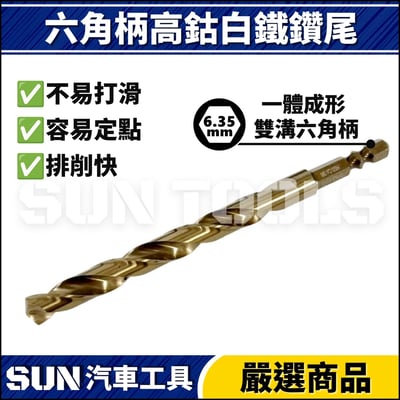 TL-078 高鈷白鐵鑽尾2