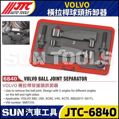 JTC-6840 VOLVO 橫拉桿球接頭拆卸器1