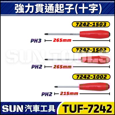 TUF-7241 7242 強力貫通起子(一字/十字)2