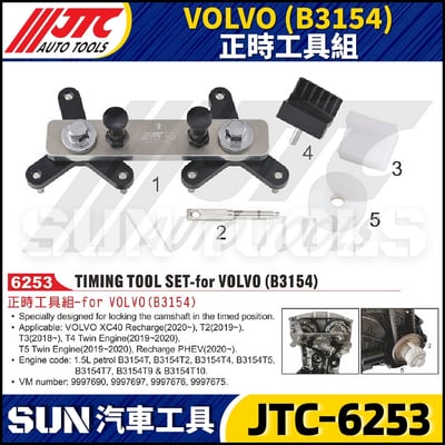 JTC-6253 VOLVO (B3154) 正時工具組1