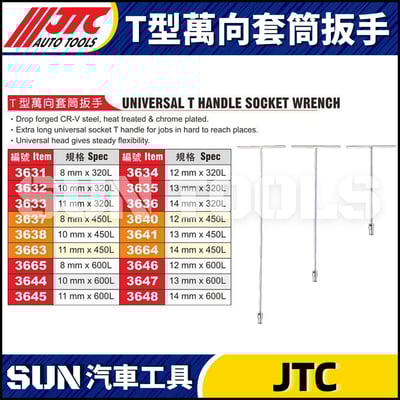JTC-3631~3648 T型萬向套筒扳手1
