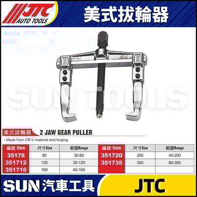JTC-35178 351712 351716 351720 351735 美式拔輪器1