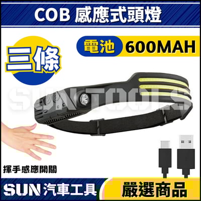 N COB 感應式頭燈4