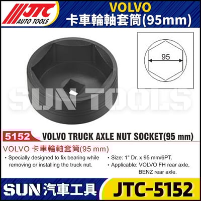 JTC-5152 VOLVO 卡車輪軸套筒(95mm)1