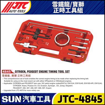 JTC-4845  雪鐵龍 / 寶獅 正時工具組1