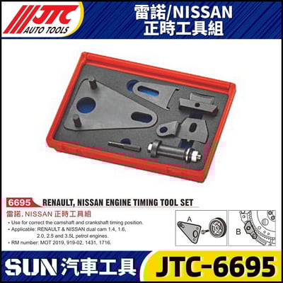 JTC-6695  雷諾 / NISSAN 正時工具組1